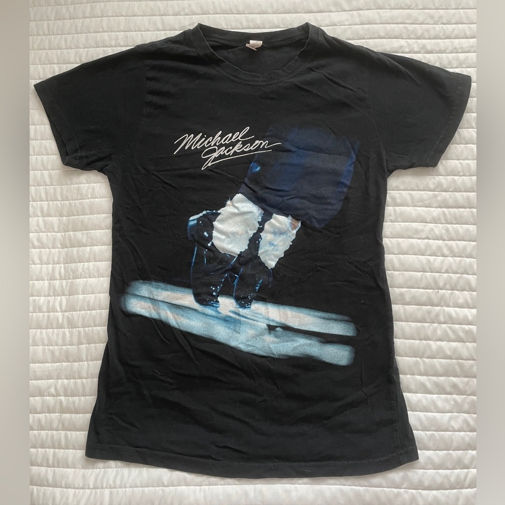 Black Michael Jackson Graphic T-Shirt